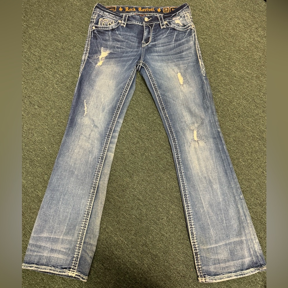 Rock Revival Dundee Easy Boot Jeans size 27